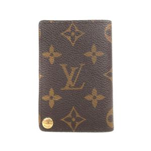 ポルトカルト クレディプレッシオン モノグラム カードケース ブラウン