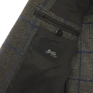 Brilla per il gusto 19AW チョークオーバーペーン テーラード ジャケット シングル 背抜き 段返り 3B シルク