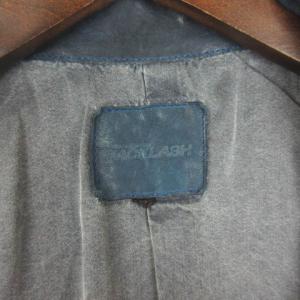 ISAMU KATAYAMA BACKLASH ジャパンホース タンニン 製品染め ブルゾン ライダース シングル ジャケット 1367-08 M ネイビー