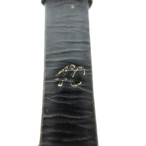 4℃ 手巻き 腕時計 レザーベルト アナログ ゴールド系 アンティーク