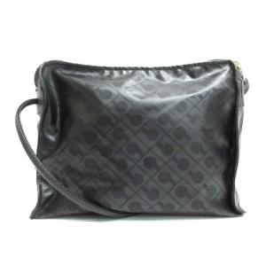 GHERARDINI ショルダーバッグ ポシェット 総柄 ブラック 211109E 鞄 SM