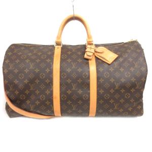 キーポル バンドリエール 55 ボストンバッグ モノグラム M41414