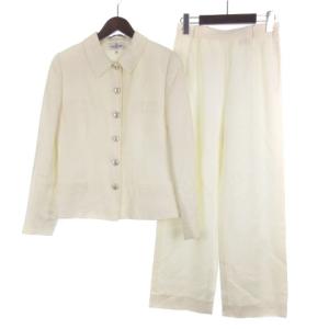  スーツ ジャケット パンツ 42 ホワイト 