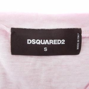 DSQUARED2 長袖プリントTシャツ S ピンク