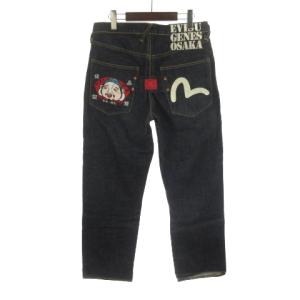 EVISU GENES OSAKA デニムパンツ 32 インディゴ ブルー