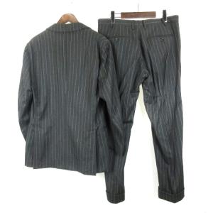 Gabriele Pasini スーツ セットアップ ジャケット パンツ ストライプ 48 グレー 211126E