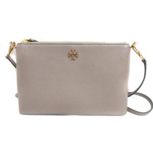 61385 KIRA 2WAY レザー ショルダーバッグ グレージュ