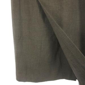 HERMES マルジェラ期 ウール ラップ スカート ロング 42 グレー