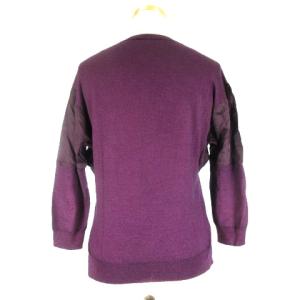PRADA 切替ニットカットソー 42 パープル