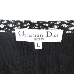 Christian Dior ニットベスト L ブラック