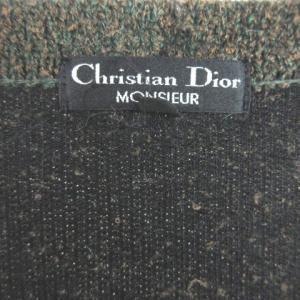 Christian Dior ニットカーディガン L グリーン