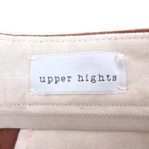 upper hights THE JENNY ハイライズコーデュロイバギーパンツ ブラウン