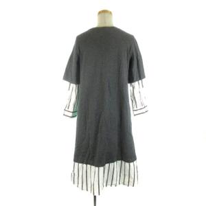 UNDERCOVER sue 19AW 切り替えレイヤードシャツワンピース
2 グリーン