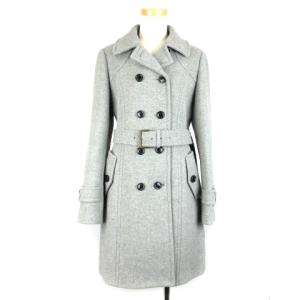 コート ウール アウター 40 グレー 211201O ECR11