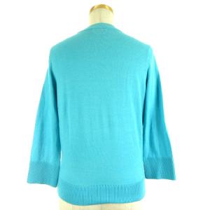 kate spade new york カーディガン ビジュー装飾 ブルー S