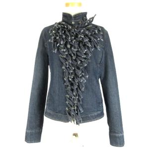 AA Gジャン ジャケット フリンジ インディゴ 210113E