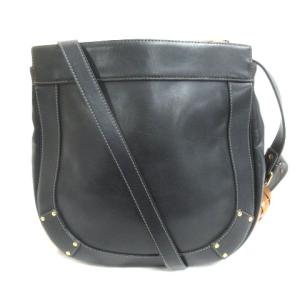 Chloe エデン ショルダーバッグ レザー タッセル ブラック
