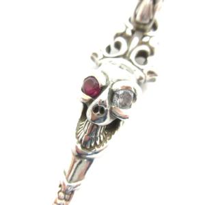 Bill Wall Leather グッドラック スカル ペンダントトップ22.1g SV925