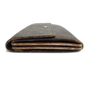 LOUIS VUITTON M61724 モノグラム ポシェット ポルトモネクレディ 長財布 ブラウン