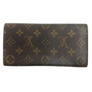 LOUIS VUITTON M61724 モノグラム ポシェット ポルトモネクレディ 長財布 ブラウン