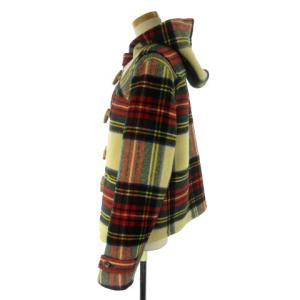 POLO RALPH LAUREN ダッフル コート ショート タータン チェック トグルボタン M