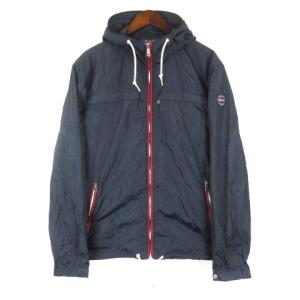 ナイロンジップアップジャケット M ネイビー