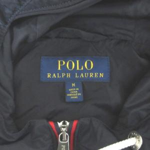 POLO RALPH LAUREN ナイロンジップアップジャケット M ネイビー