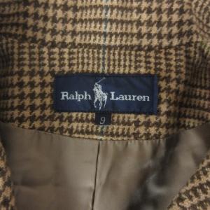RALPH LAUREN ジャケット 千鳥格子 9 ベージュ