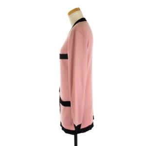 FENDI ヴィンテージ カーディガン 長袖 Vネック 38 ピンク ECR12