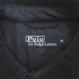 POLO RALPH LAUREN キルティング ジャケット ステンカラー コーデュロイ M 紺 ネイビー ECR12