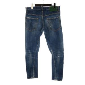 DSQUARED2 Sexy Twist Jean デニム パンツ ダメージ加工 48 インディゴ ブルー
