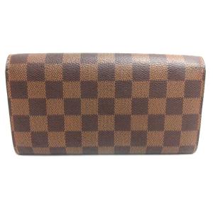LOUIS VUITTON N61734 ダミエ ポルトフォイユ サラ 長財布 ブラウン