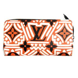 LOUIS VUITTON 20年製 LVクラフティ ジッピー ウォレット 長財布 クレームカラメル M69437