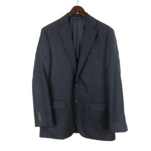 Brooks Brothers 1818 Fitggerald テーラードジャケット ブレザー 長袖 2B ウール 37S ネイビー