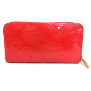 LOUIS VUITTON 12年製 M90200 ヴェルニ ジッピー ウォレット 長財布 ラウンドファスナー スリーズ レッド