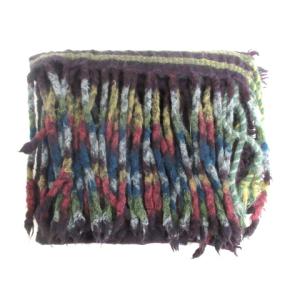 JURGEN LEHL マフラー ストール フリンジ パープル