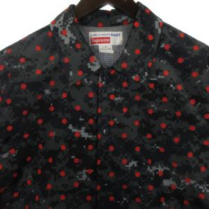 Supreme xCOMME des GARCONS SHIRT 13SS コーチジャケット ドットカモ S グレー