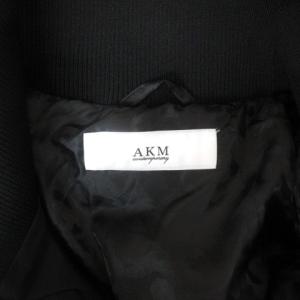 AKM フェイクレイヤード ダウンジャケット ブラック M 220214E
