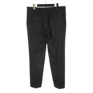 HERMES パンツ カシミヤ混 44 チャコールグレー