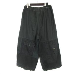Needles Rebuild by 再構築 H.D.PANTS ヒザデル パンツ パッチワーク 刺繍 2 ブラック