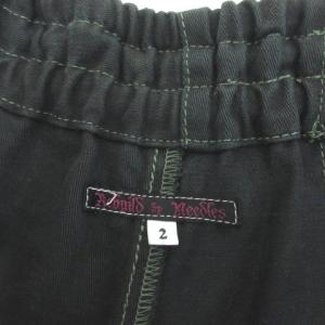 Needles Rebuild by 再構築 H.D.PANTS ヒザデル パンツ パッチワーク 刺繍 2 ブラック