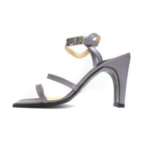 Sergio Rossi パンプス サンダル スクエアトゥ ハイヒール ストラップ 37