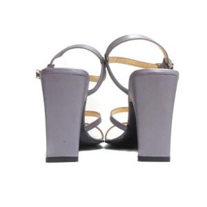 Sergio Rossi パンプス サンダル スクエアトゥ ハイヒール ストラップ 37