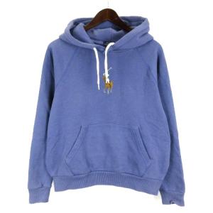 プルオーバース刺繍ウェットパーカー S パープル 