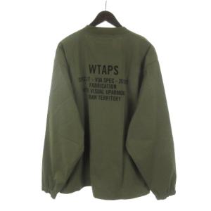 WTAPS 20AW 202BRDT-SHM04 SMOCK LS POLY.TWILL 2 カーキ