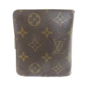 LOUIS VUITTON 99年製 モノグラムコンパクトジップウォレット ブラウン