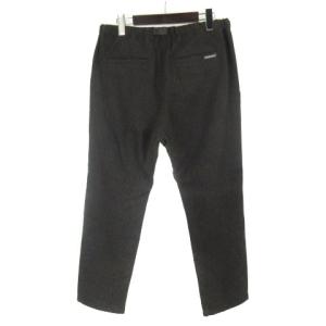 GRAMiCCi GMP-18F691 ナロー クライミング テーパードパンツ ロゴ ウール L ダークブラウン