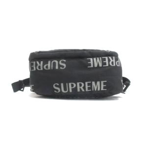 Supreme 16AW REFLECTIVE REPEAT SHOULDER BAG ショルダーバッグ ブラック