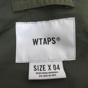 WTAPS 18AW JACKET NYLON TUSSAH パーカー ハーフジップ カーキ