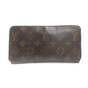 LOUIS VUITTON 12年製 モノグラムジッピーウォレット ブラウン